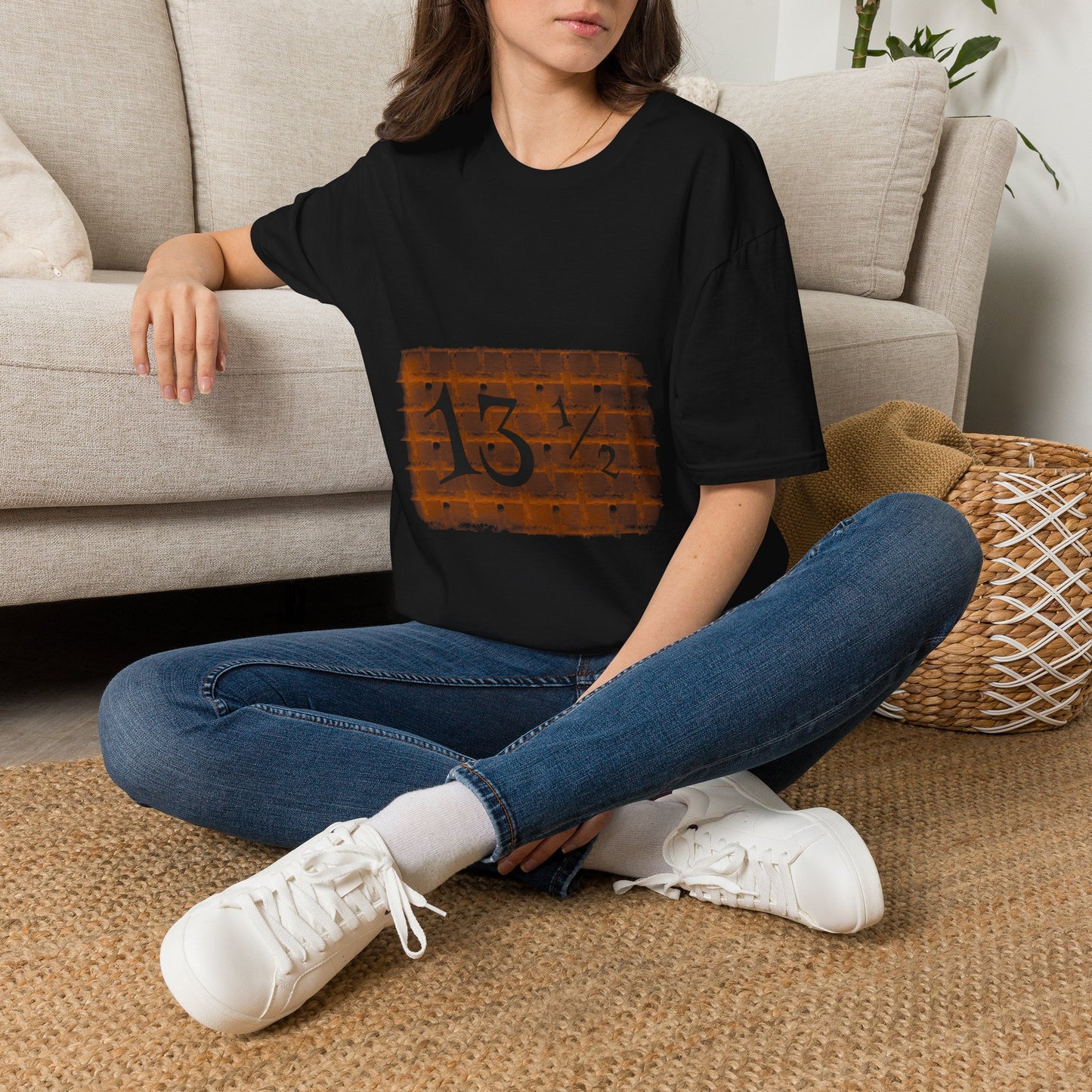 T‑Shirt — Vintage '13 1/2' Brick Wall Graphic Tee